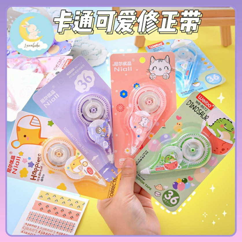 

Correction Tape / Tip-Ex Kertas Tip Ex Tipe X Pita Penghapus Pita Koreksi