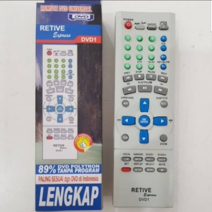 REMOTE DVD RETIVE UNIVERSAL / REMOTE DVD
