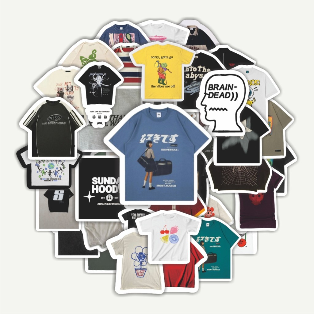

Sticker Pack Stiker T-Shirt V5 | Sticker TUMBLR | Stiker LAPTOP KOPER HELM