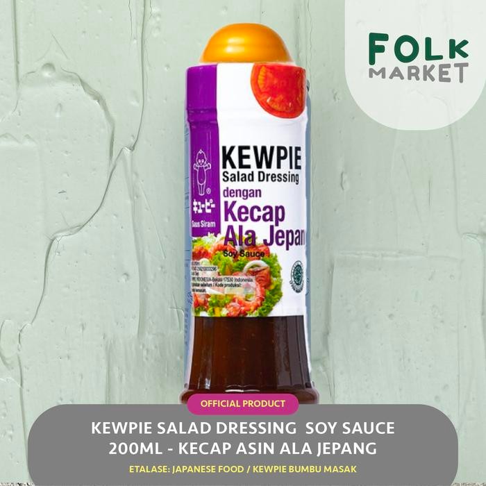 

Promo KEWPIE Salad Dressing Soy Sauce 200ml - Saus Kecap Asin ala Jepang