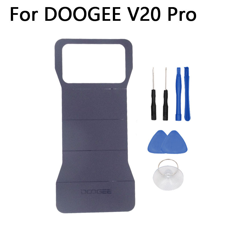New Original DOOGEE DOOGEE V20 Pro Battery Cover Back Cover Glass Back Case Accessories For DOOGEE V