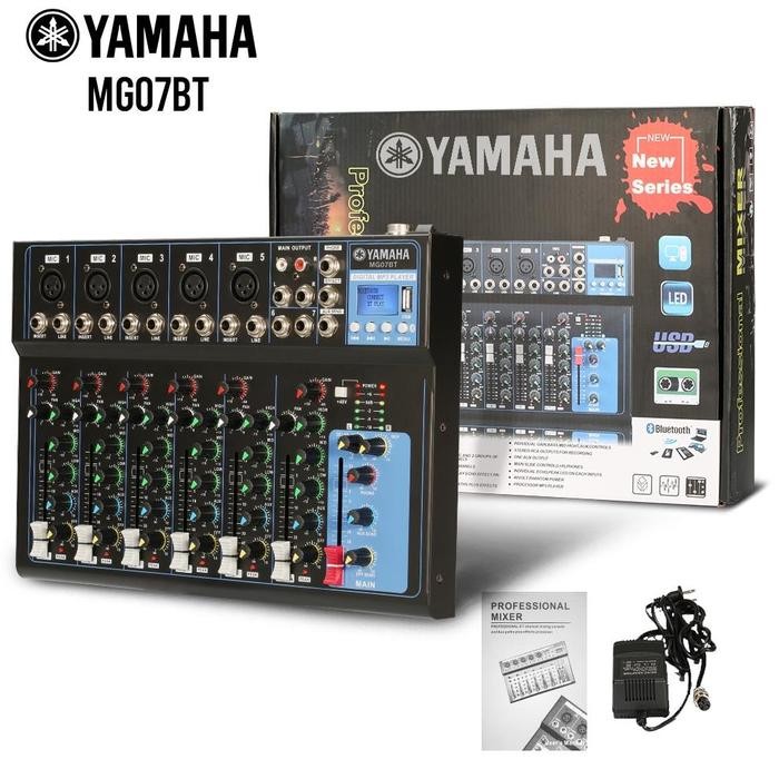 YAMAHA MG04BT/MG07BT pencampur audio DJ MIXER AUDIO 4ch/7ch Mendukung - MG07BT