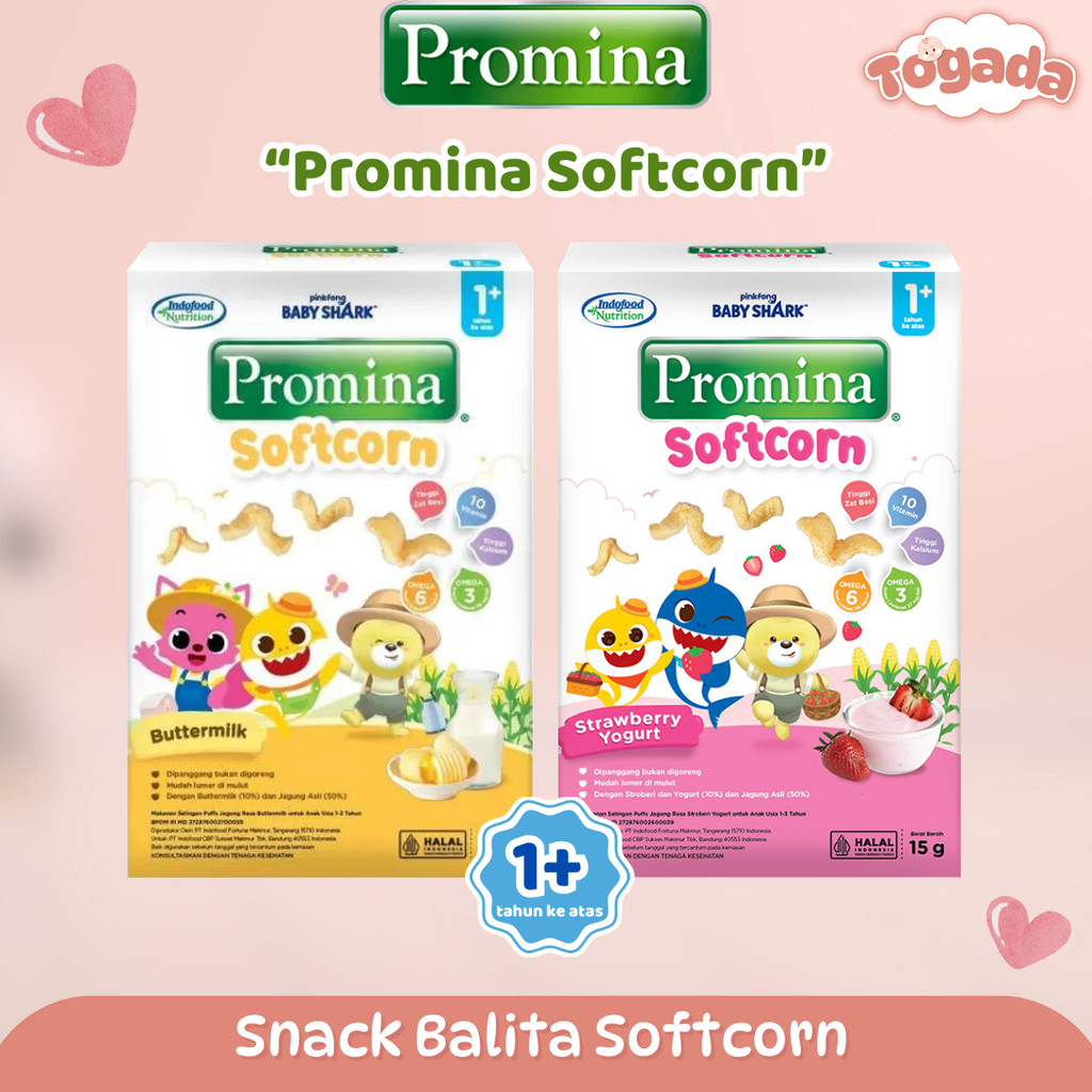 Promina Softcorn Snack Bayi MPASI Makanan Bayi Cemilan Sehat Promina Crunchies Promina Promo Puff