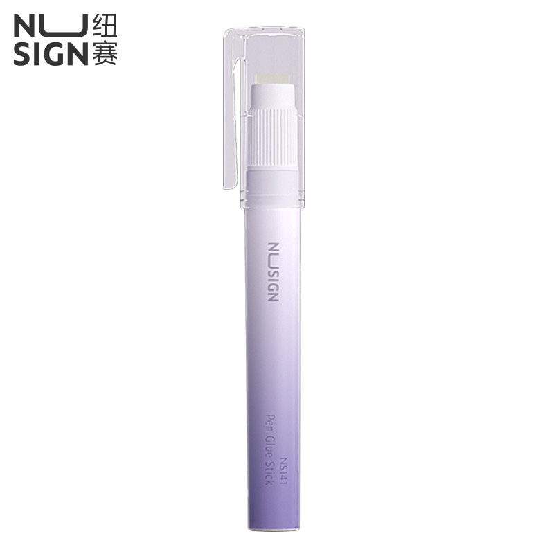 

NUSIGN Trendy Twistable Glue Stick – Sleek Pen Design, Transparent Style, and 3 Vibrant Colors for Creative Needs