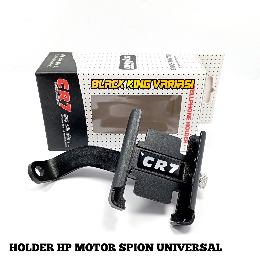 Holder Hp Motor Kuat Kokoh  Spion Universal Full Besi Holder Motor Besi Holder Spion Motor