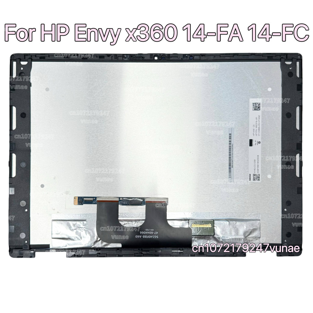 N91012-001 Laptop Replacement LCD Display For HP Envy x360 2-in-1 14-fa 14t-fa 14-fc LCD Tou   Scree