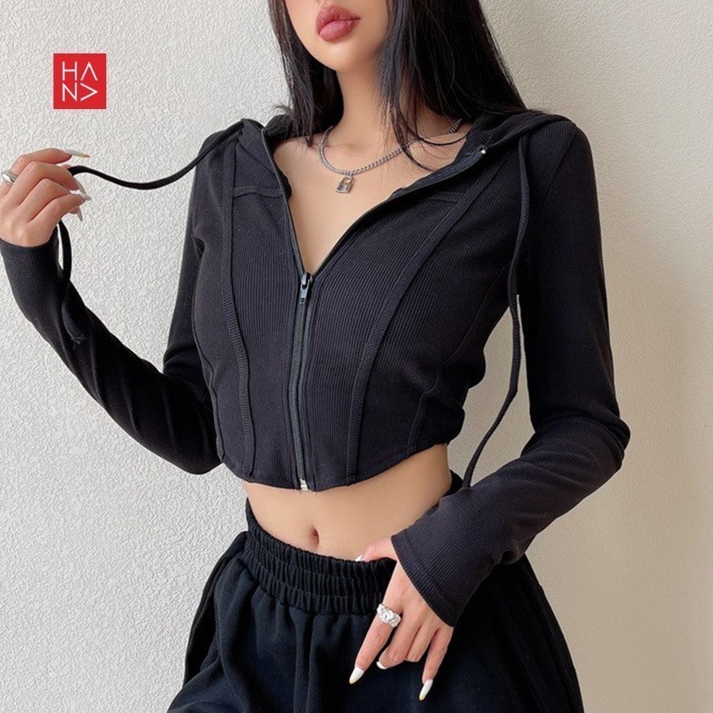 HanaFashion JKT - Maureen Jacket Knit Wanita / Jumper Wanita- JP024