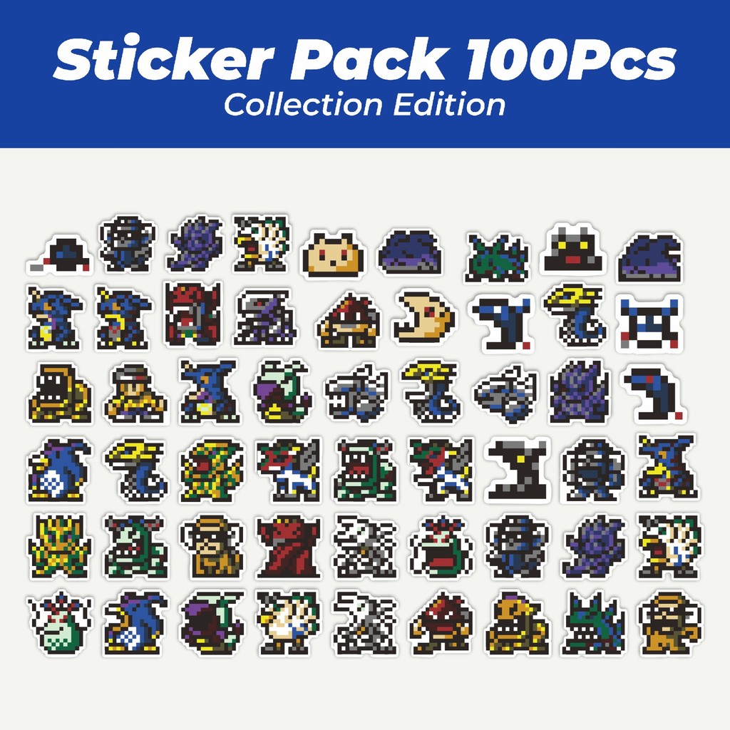

Hot Stiker Pixel Digimon V11 Lucu Anti Air Stikers Berperekat Waterproof Sticker Decal Buat Motor Helm Buku Journal Koper Casing HP Laptop Botol Minum