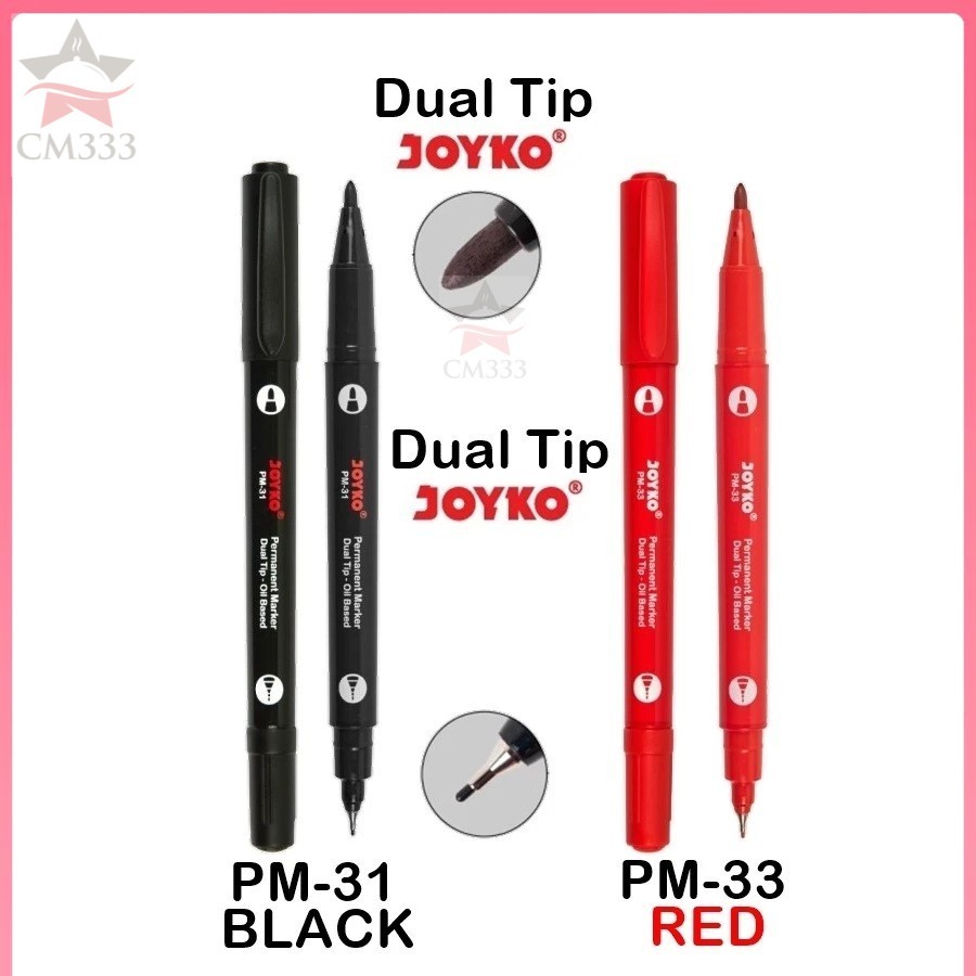 

Spidol Joyko Permanen Dual Tip 2in1