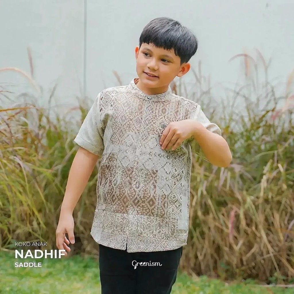 GREENISM | NADHIF KOKO ANAK PENDEK | READY STOCK