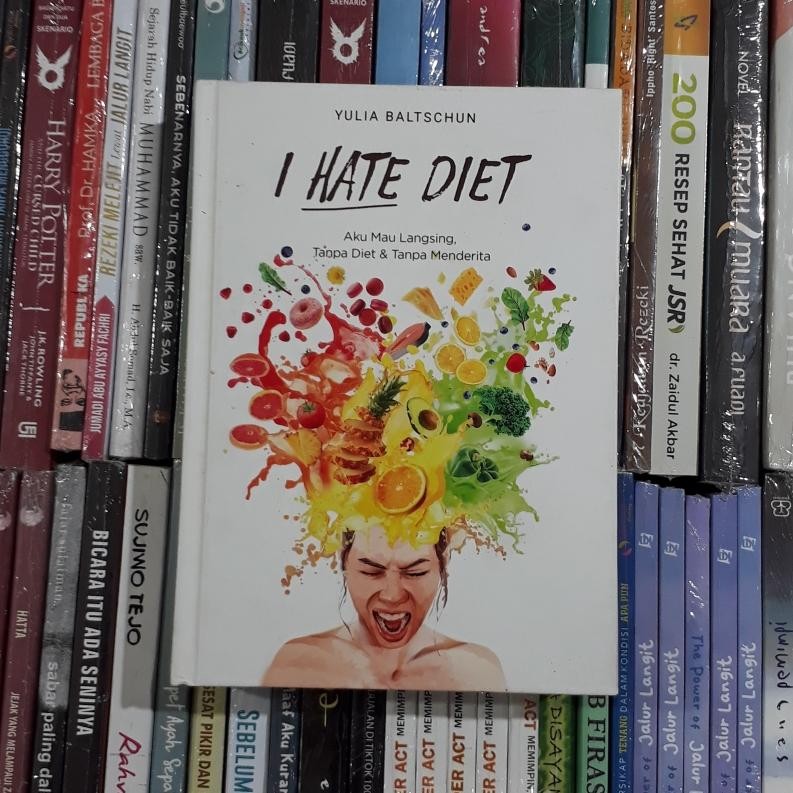 I hate diet by yulia baltschun ORIGINAL HARD COVER