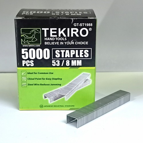 Tekiro Isi Staples Wire Staples 53 / 8 MM  & 53/ 6 [5000] Pcs
