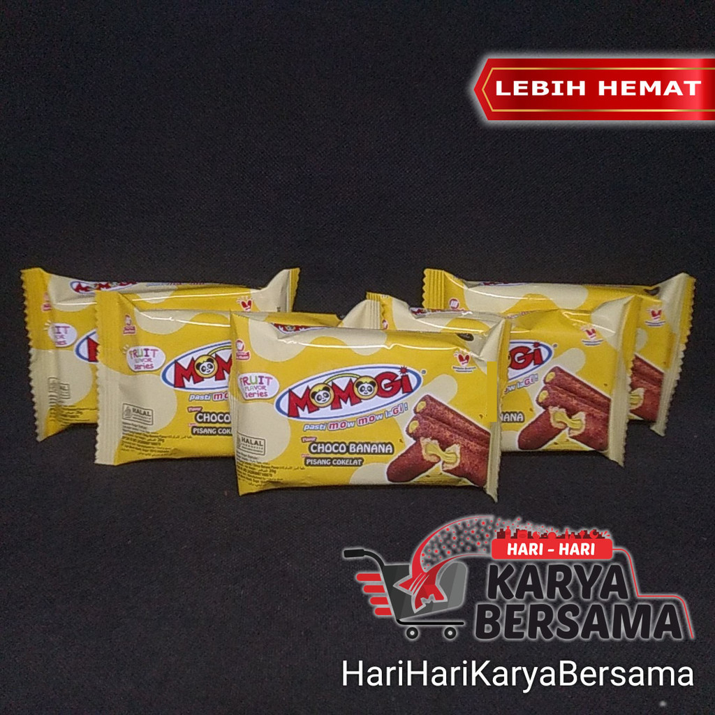

MAKANAN RINGAN MOMOGI FRUIT FLAVOR SERIES CHOCO BANANA PACK 5'S X 20GR