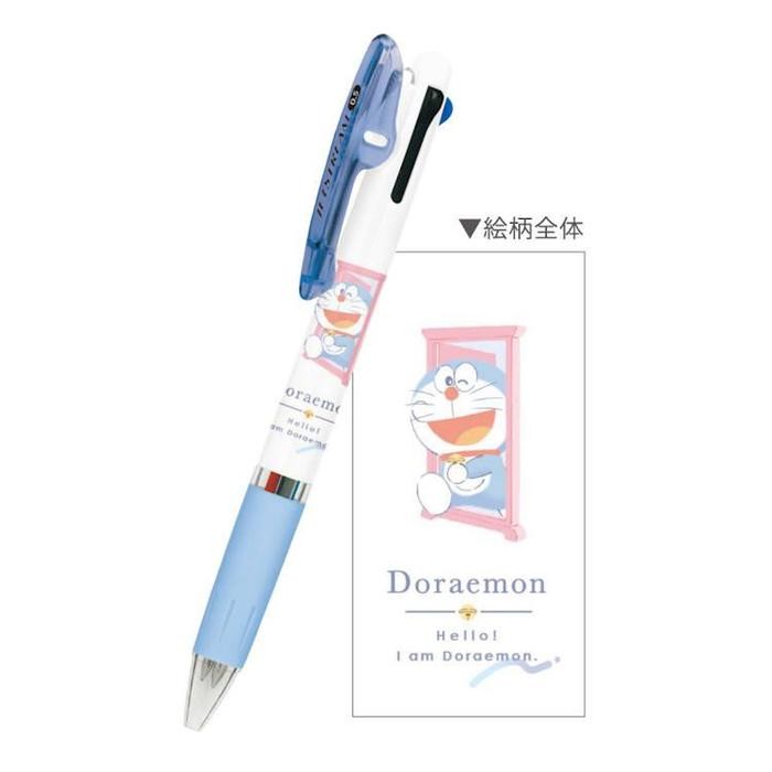 

Uni Jetstream 3 Color Multi Pen Doraemon Anywhere Door Dorami Ballpoint 0.5mm Pulpen Limited Edition - Anywhere Door