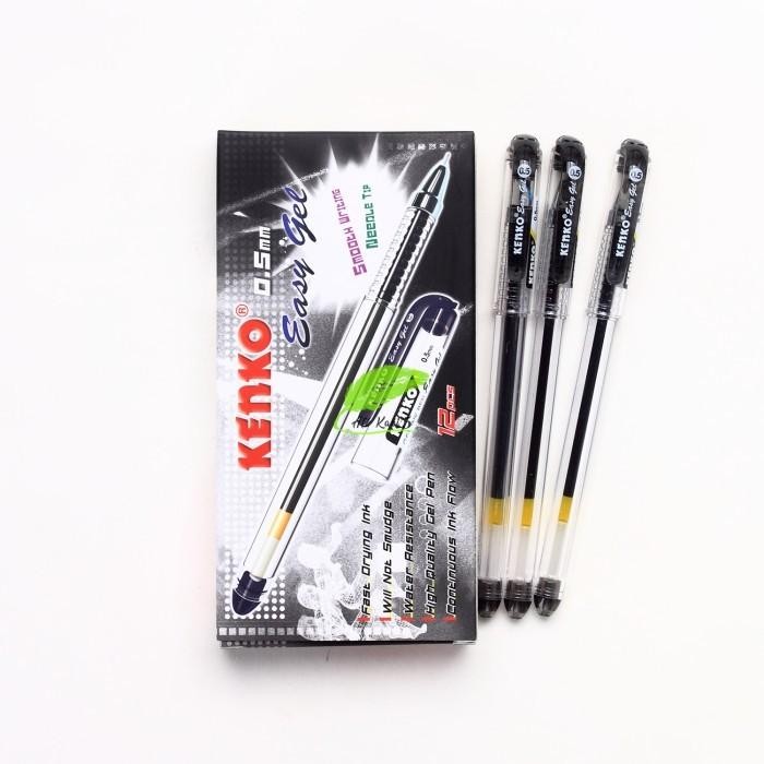 

KENKO - Pulpen Easy Gel Kenko 0.5 mm - Lusin - Biru