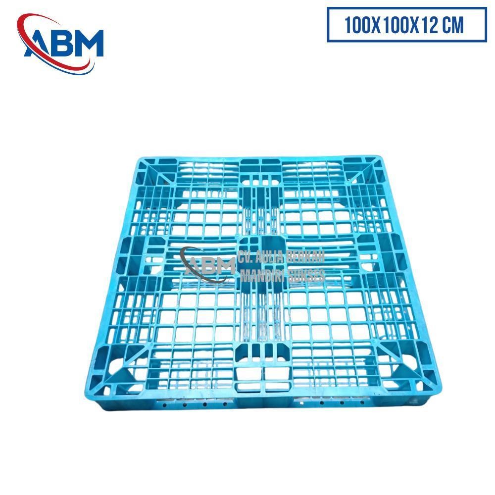 

Pallet Plastik Ukuran 100x100x12 cm - ABMAS22 - Biru