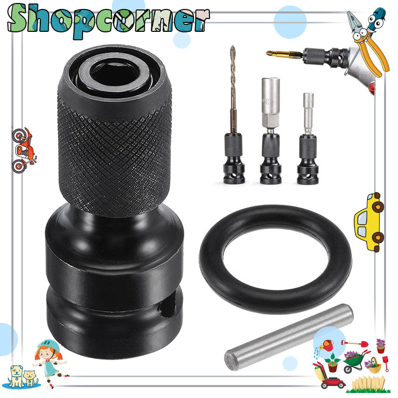 

Adapter Impact Wrench 1/2 Inci Ke 1/4 Inci Hex Socket Adapter Konektor Driver Square To Hex Magnetic Telescopic