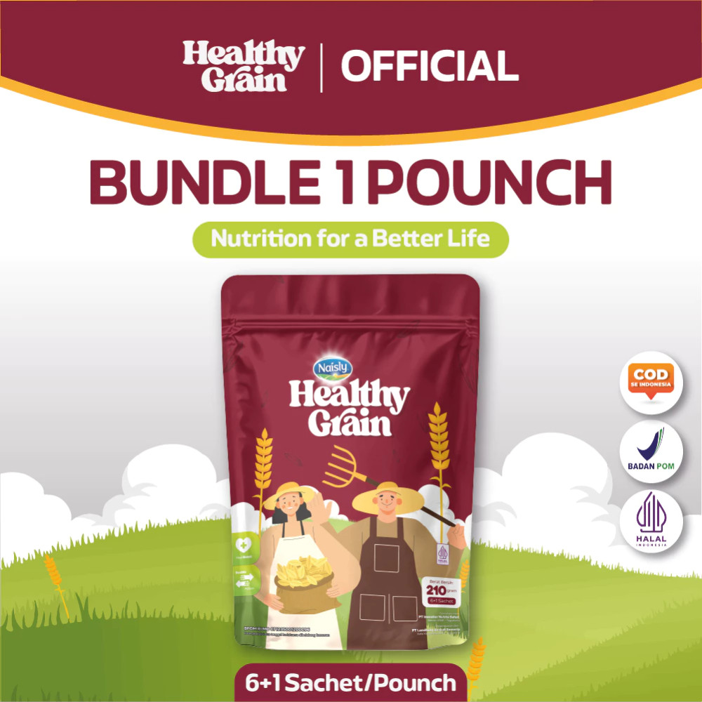 

PROMO HealthyGrain Multigrain Kaya Serat Menstabilkan Tekanan Darah & Menurunkan Hipertensi 1 Pouch