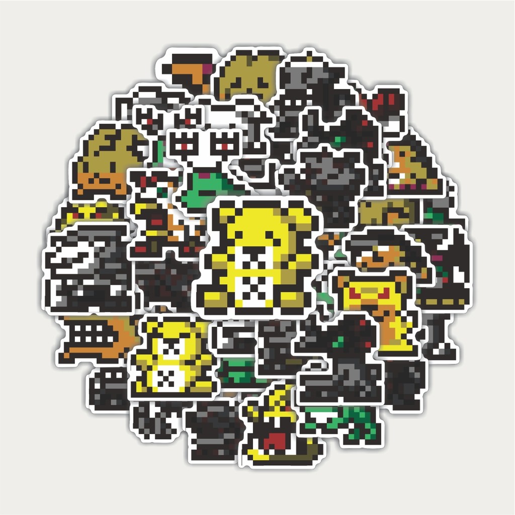 

Sticker Pack Stiker Pixel Digimon V35 | Sticker TUMBLR | Stiker LAPTOP KOPER HELM