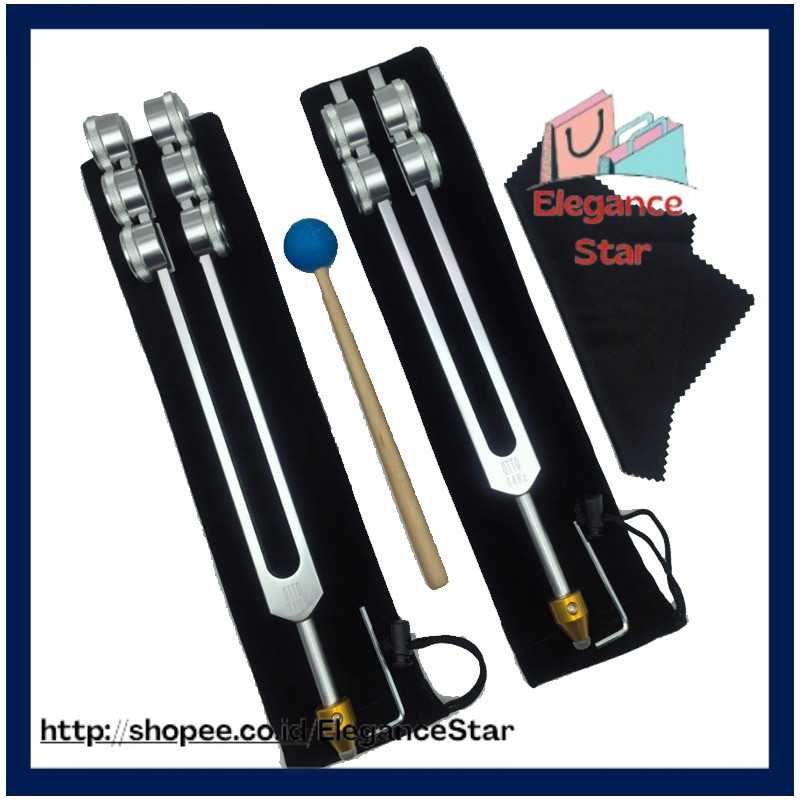 32Hz 64Hz 128Hz Tuning Forks Aluminum Alloy Special Frequency Tuning Fork Percussion Instruments Wit