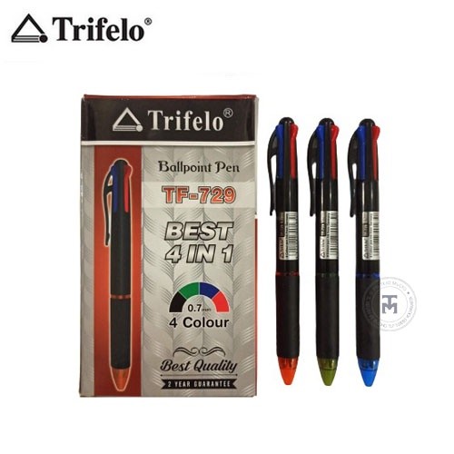 

Pulpen Trifelo TF729 4 Warna 0.7