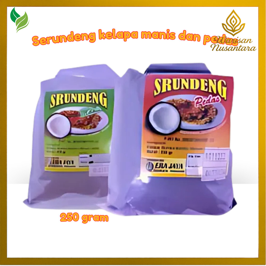Serundeng Kelapa solo manis pedas Era Jaya 250 gram