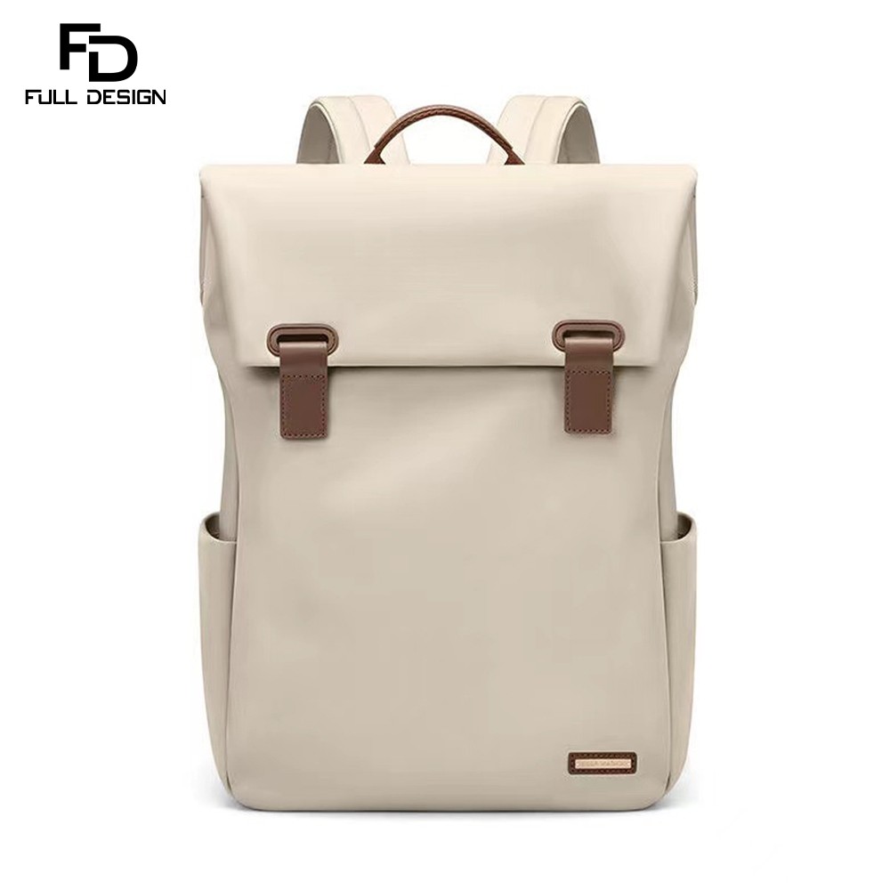 FULL DESIGN Julia Tas Ransel Wanita Anti Air Ringan Desain Slim Backpack Pelajar Travel Kantor