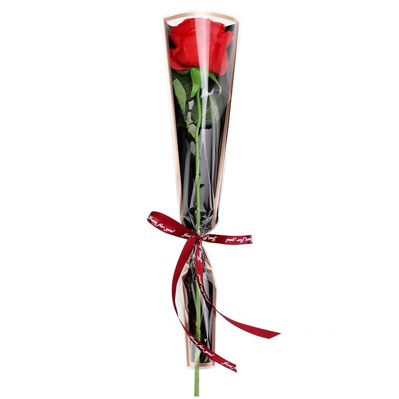 

Plastik Untuk Bunga Mawar 1 tangkai (ecer per lembar) / Wrapping Plastik untuk Mini Buket Rose