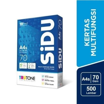 

(1 RIM) KERTAS HVS A4 SIDU / ORIGINAL SINAR DUNIA A4S 70 80 100 GSM POLOS TEBAL MURAH