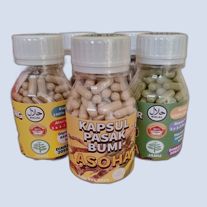 Kapsul Pasak Bumi isi 200 ASLI .ALAMI. ORGANIC