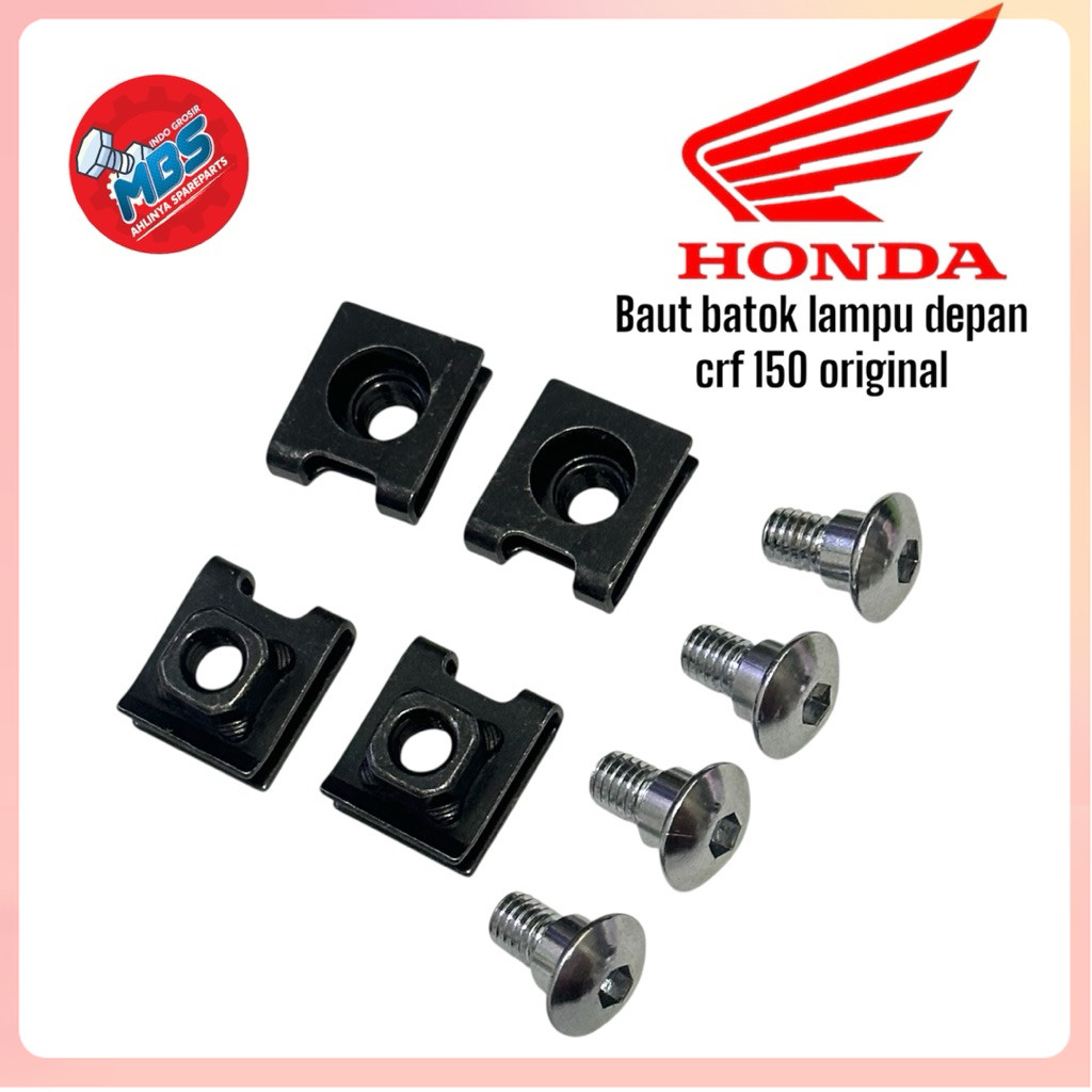 TERLARIS Baut batok lampu depan crf 150 original