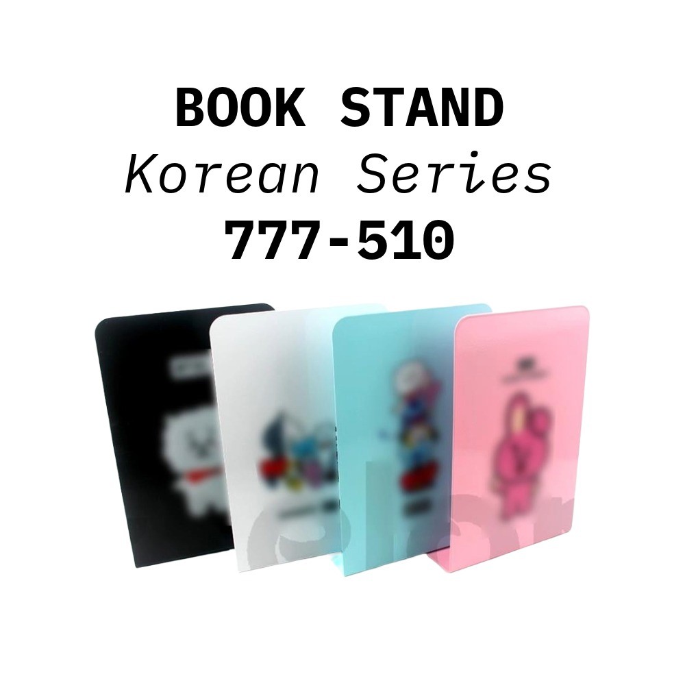 

❤️️2pc Book Stand 510 Korean Series/ 1set Sandaran Buku / Book End❤️️