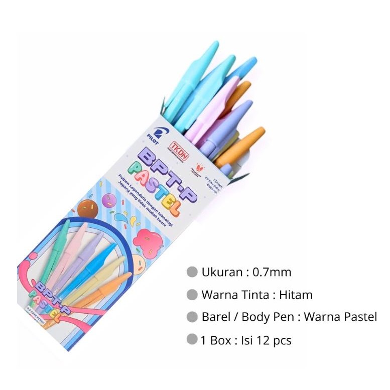 

PULPEN BPT-P PASTEL (LUSIN)
