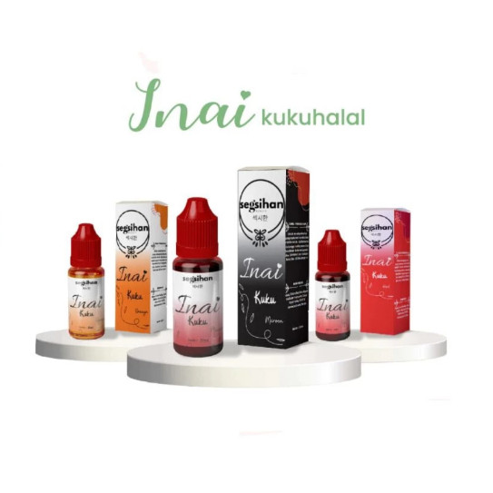 Inai Kuku Muslimah Halal Termurah - Inai Bpom Original 20 ML