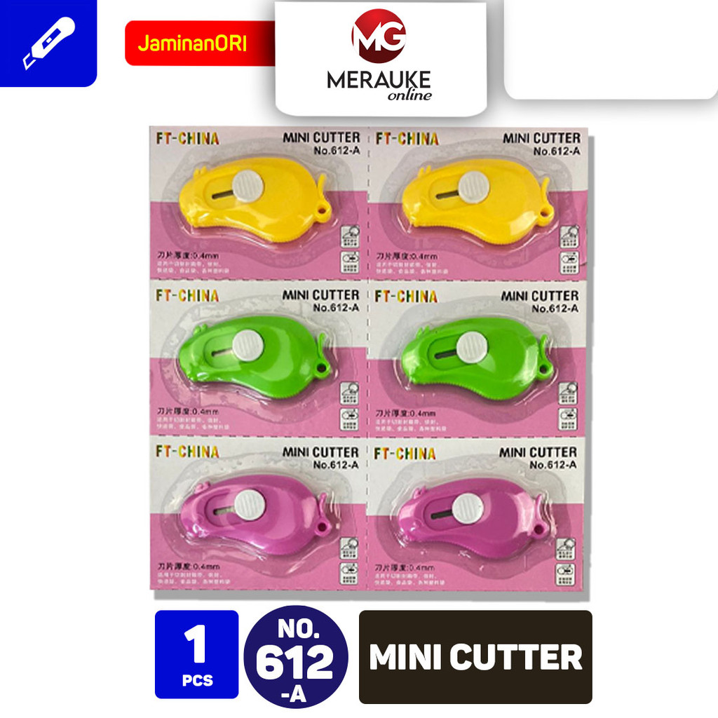 

ZAIXIN 612 A Cutter Mini Fancy pemotong kertas pisau mini cutter lucu