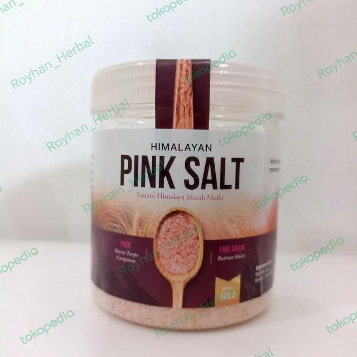 

PROMO! GARAM HIMALAYA Pink Himsalt 100% Original Pink Salt Himalaya 500 Gram