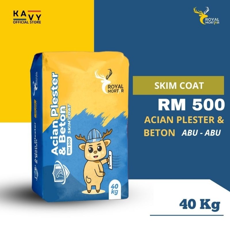 Semen Instan | Acian Plester & Beton | RM 500 Royal Mortar
