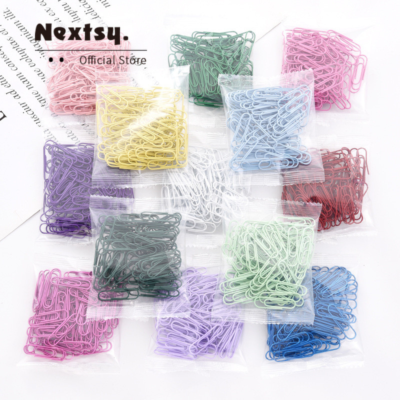 

Nextsy Klip Kertas Metalik Klip Kertas Warna Macaron