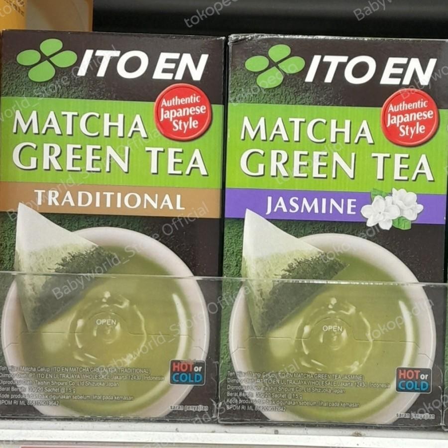 

Ito En Matcha Green Tea Teh Hijau Celup Import ( 20 Bags ) Rasa Traditional / Jasmine