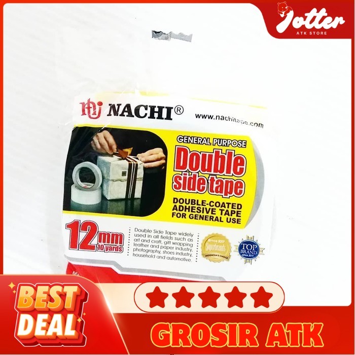 

TBMO DOUBLE TAPE NACHI 1/2` DJ (160) | Jotter Grosir ATK