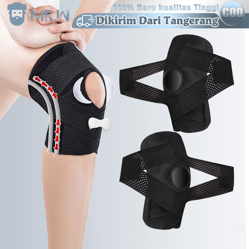 Pengaman Lutut Knee Support Deker Lutut Rs Cedera Meniskus Pelindung Lutut Cedera / Deker Lutut Spor
