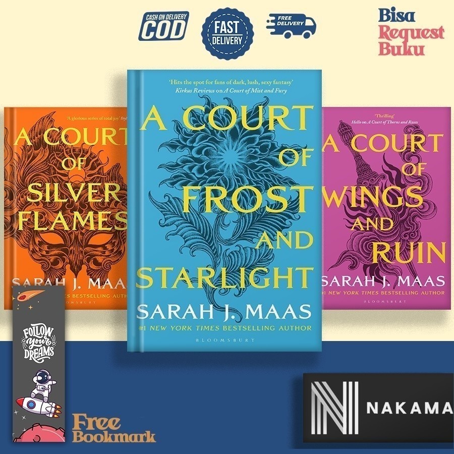 (New Cover) A Court of Thorns and Roses Series by Sarah J Maas