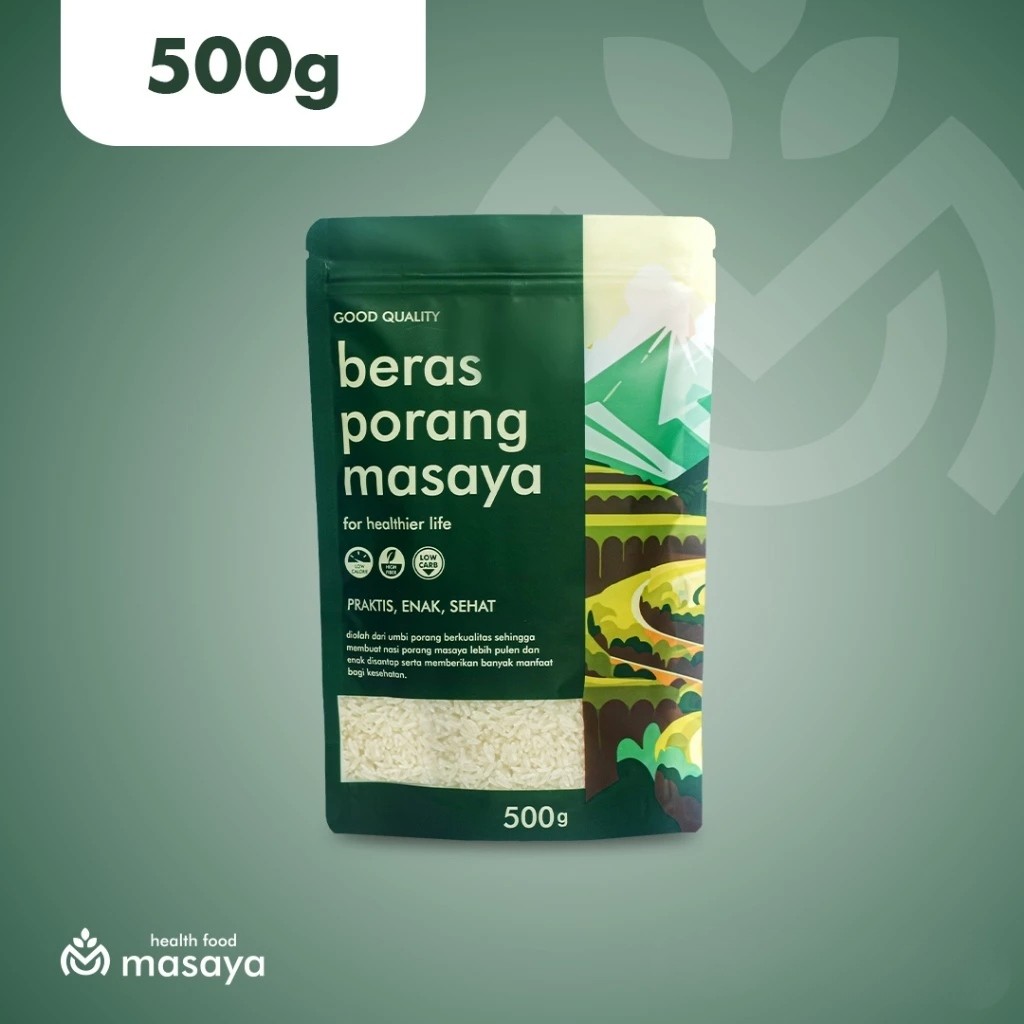 

Masaya Beras Porang 500gr | Instant Konjac Rice - Mudah & Praktis
