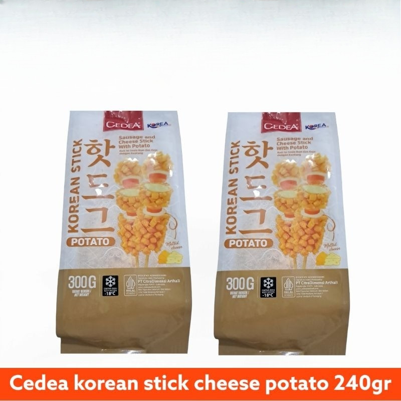 

cedea korean stick potato cheese 300gram