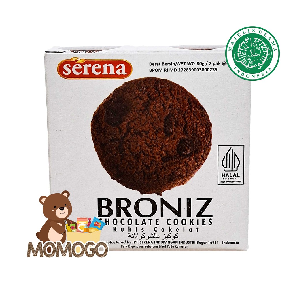 

SERENA BRONIZ CHOCOLATE COOKIES 80GR