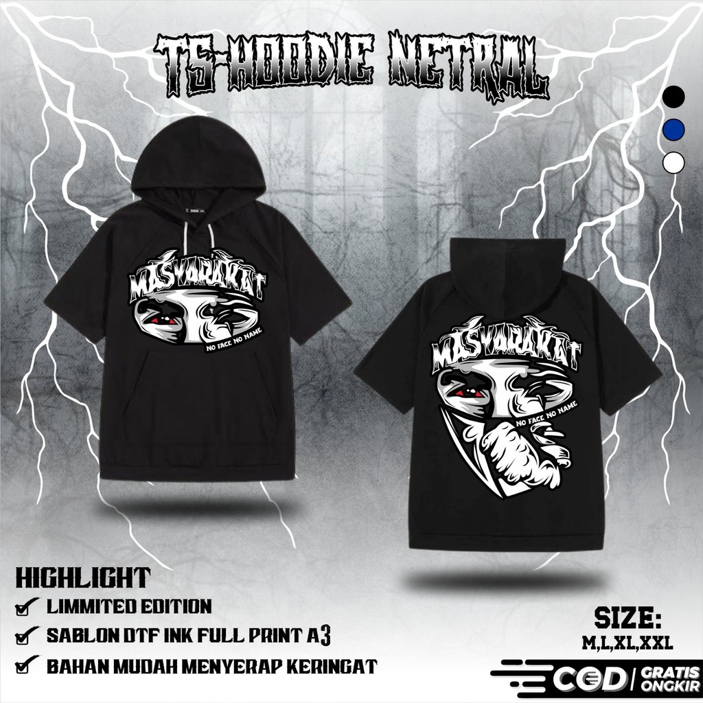 Ts-HOODIE NETRAL MASYARAKAT NO FACE NO NAME TS HOODIE NETRAL TERBARU - TS HOODIE NETRAL BROTHERHOOD 