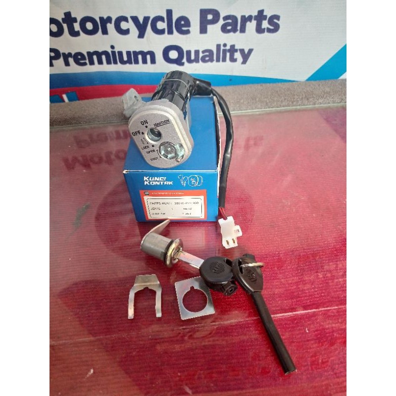kunci motor beat karbu/kunci contack assy beat kvy/stop contak assy