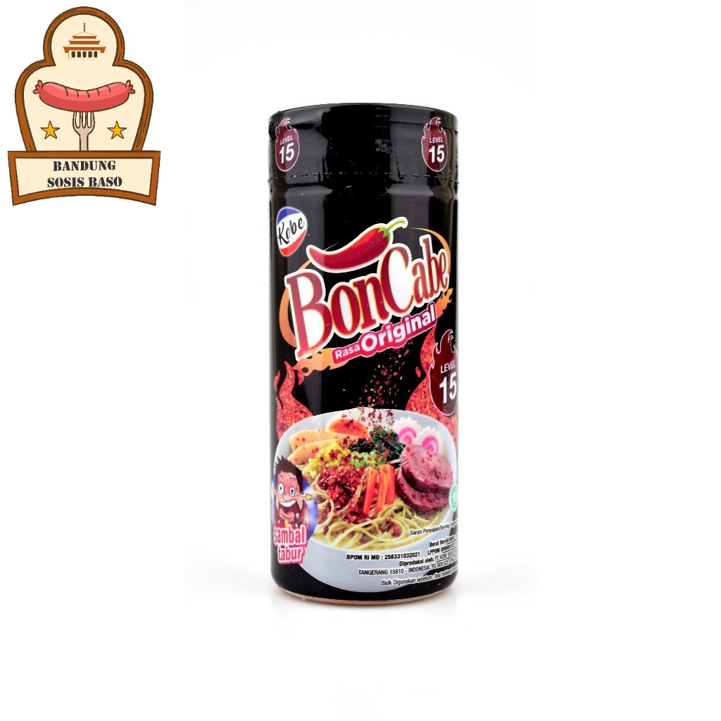 

Boncabe Level Max Botol 40gr - Tantangan Sambal Tabur Paling Pedas