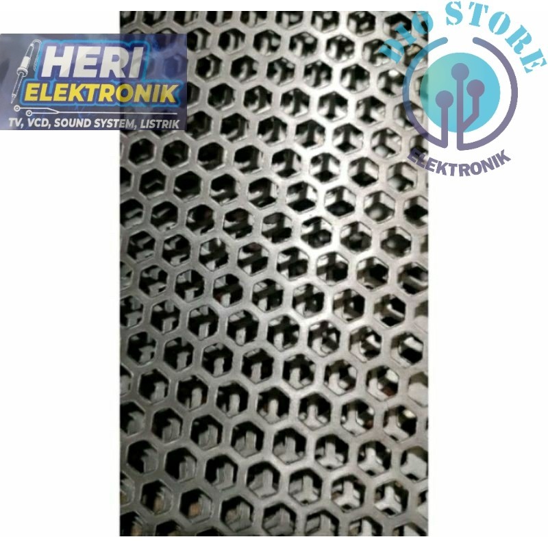 Ram / gril box Speaker segi enam tebal 0,8mm ukuran 100x40cm