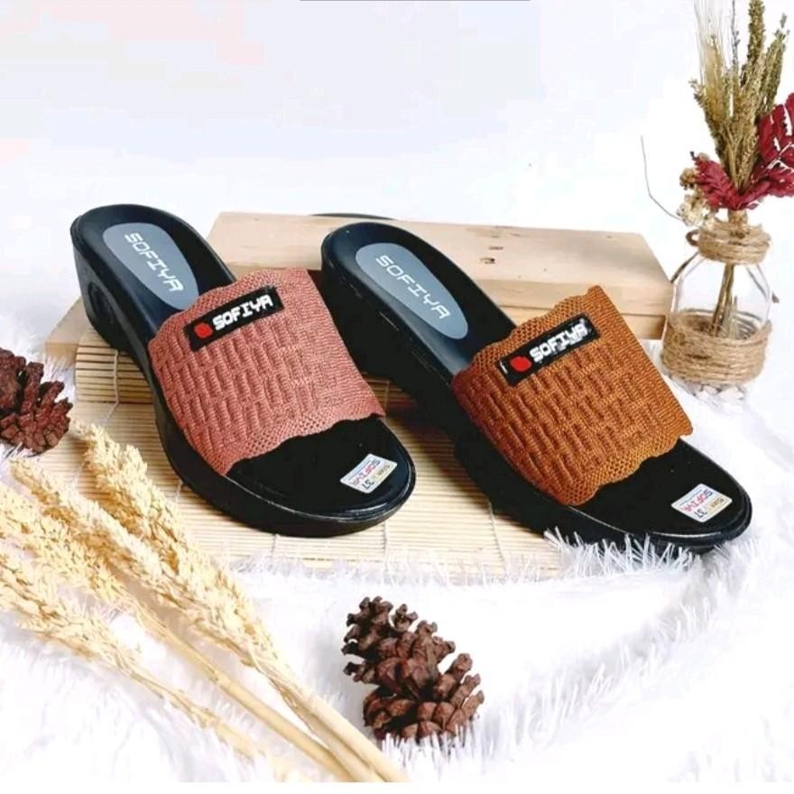 Sandal sofiya rajut terlaris